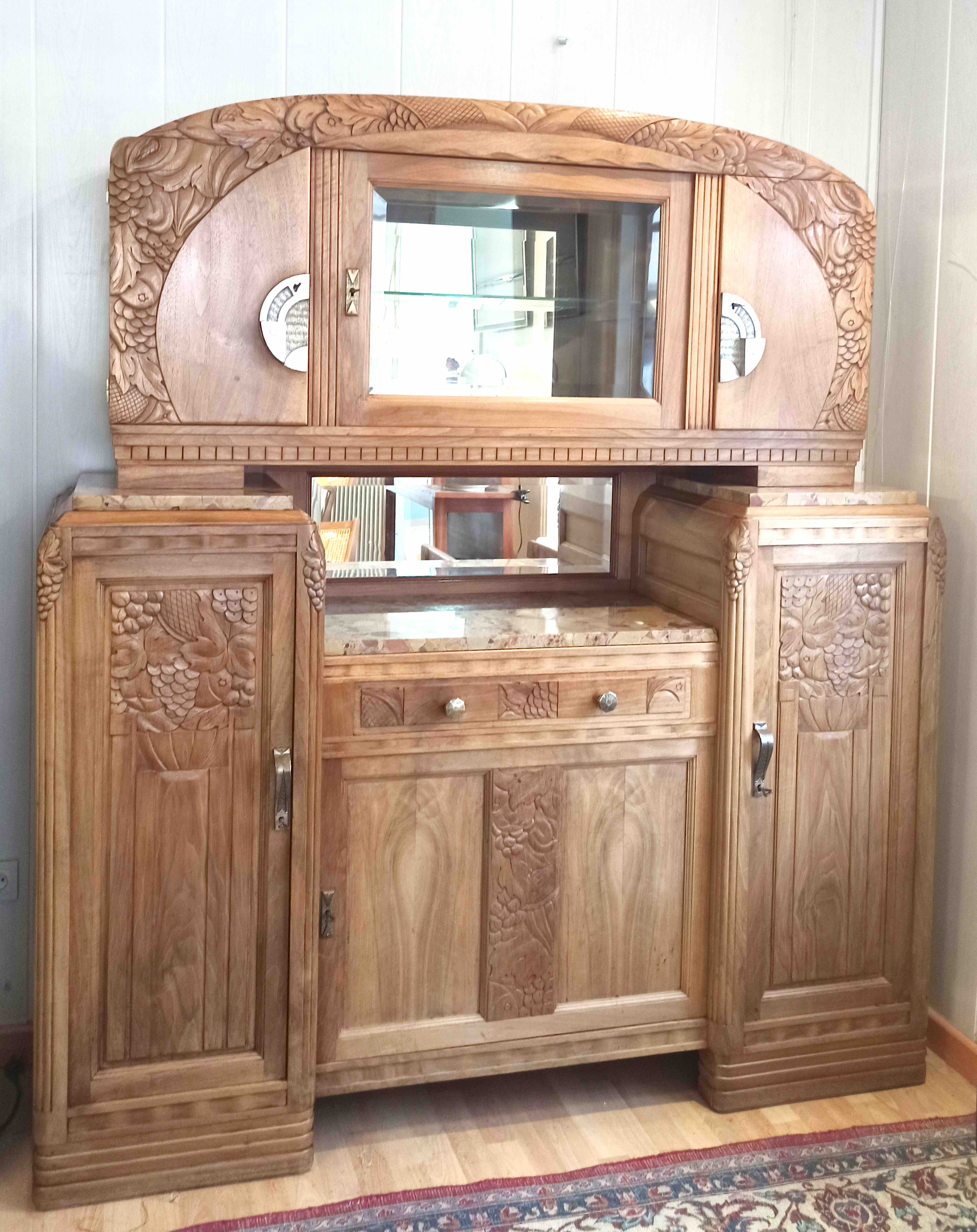 Buffet double corps Art Déco