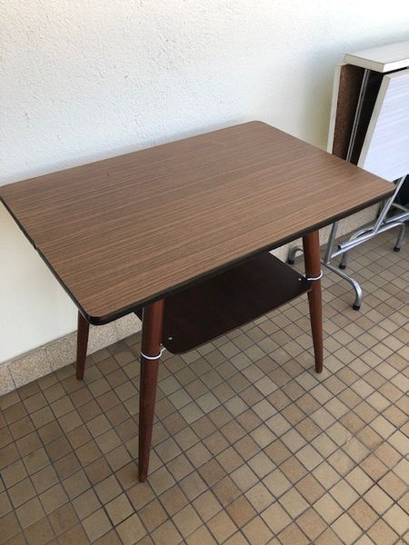 Vintage Compass Table Formica Tray