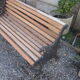 Cast-iron garden bench