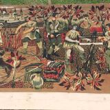 Art tapestry signed by Jean-Claude Bissery – Atelier Robert Four, Aubusson
