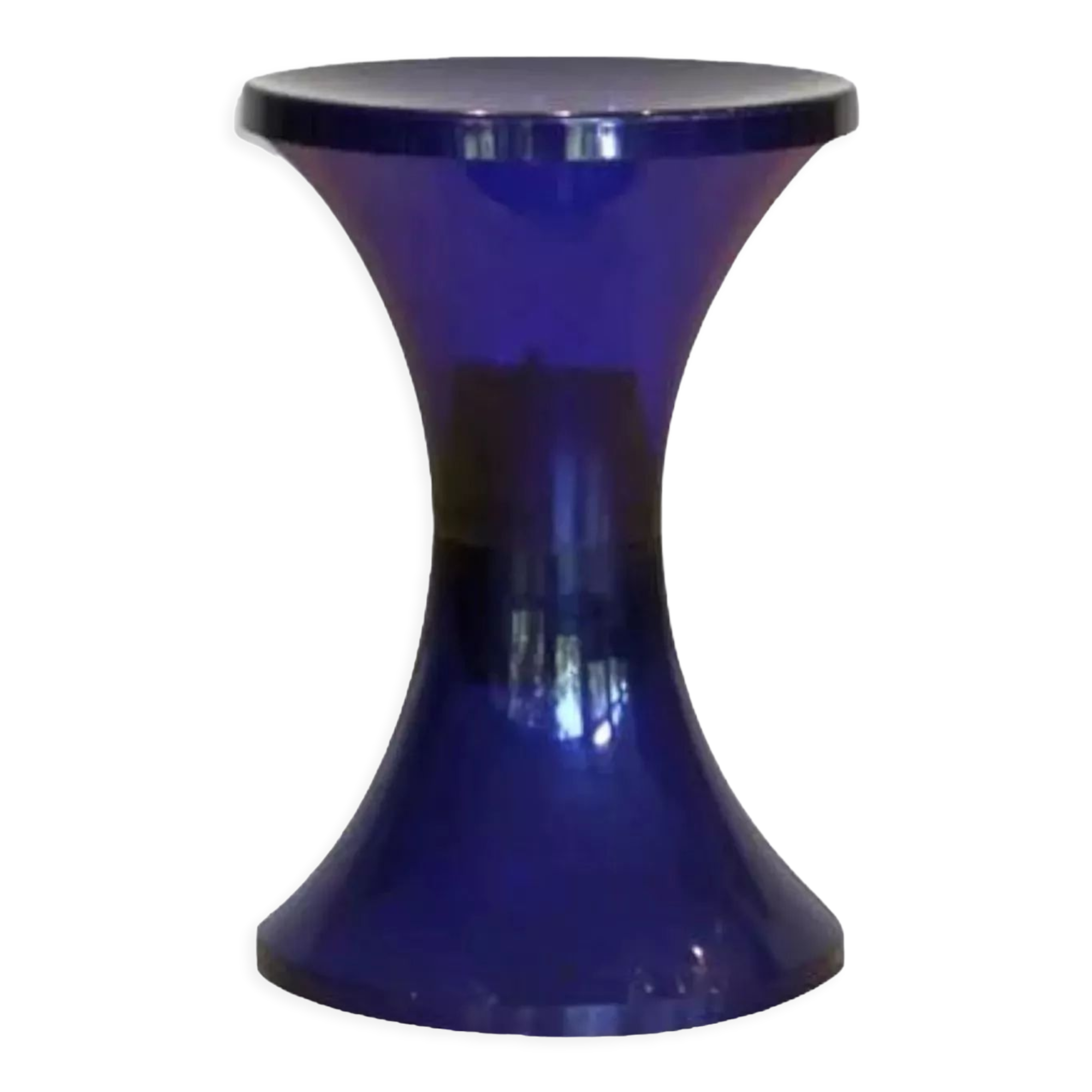 TamTam Krystal Indigo stool by Henry Massonnet, 2002.