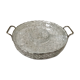 Silver metal aperitif tray circa 1950