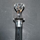Baccarat crystal decanter aswan art deco model 1930 cut feather sheets
