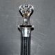 Baccarat crystal decanter aswan art deco model 1930 cut feather sheets