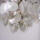 Murano white chandelier, Italy