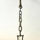 Vintage neoclassical style column chandelier 50s