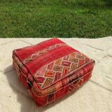 Pouf berbère style kilim