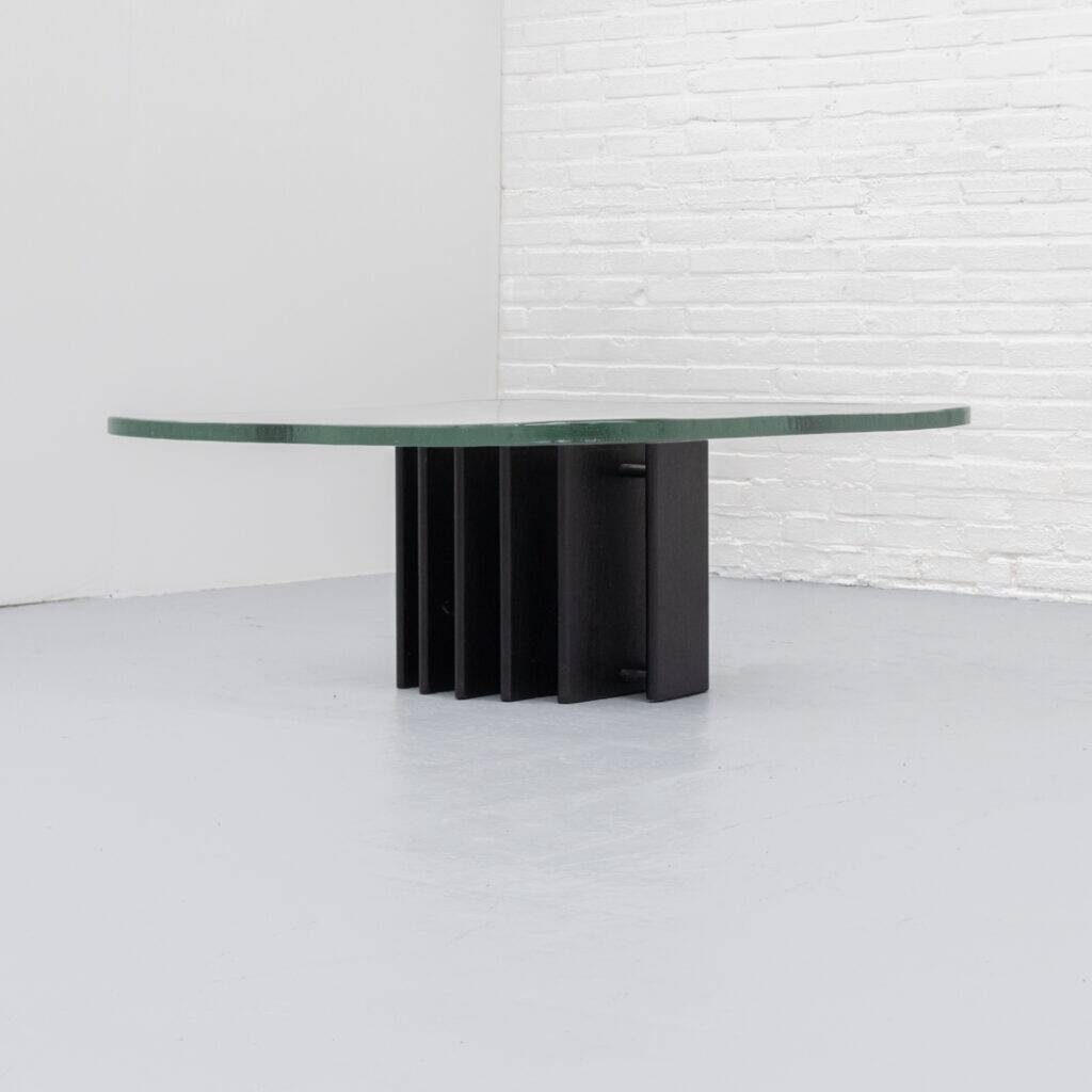 Heinz Lilienthal glass coffee table 1970s