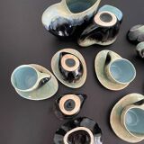Vallauris ceramic coffee service from the 60s