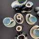 Vallauris ceramic coffee service from the 60s