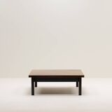 Wengé wood coffee table, 1960s The Netherlands.