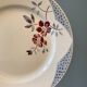 Set of 7 flat plates Digoin Sarreguemines, Barfleur model