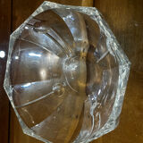 Hexagonal Crystal Bowl / Ashtray Art Deco Period