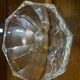 Hexagonal Crystal Bowl / Ashtray Art Deco Period