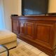 set of 2 solid wood furniture pieces