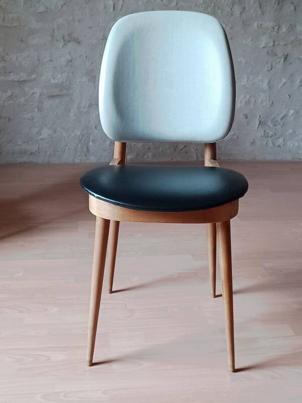 Paire de chaises Baumann Pégase vintage 1960