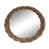 Miroir osier 24 cm