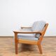 Mid-century danish teak sofa by Juul Kristensen, 1960s