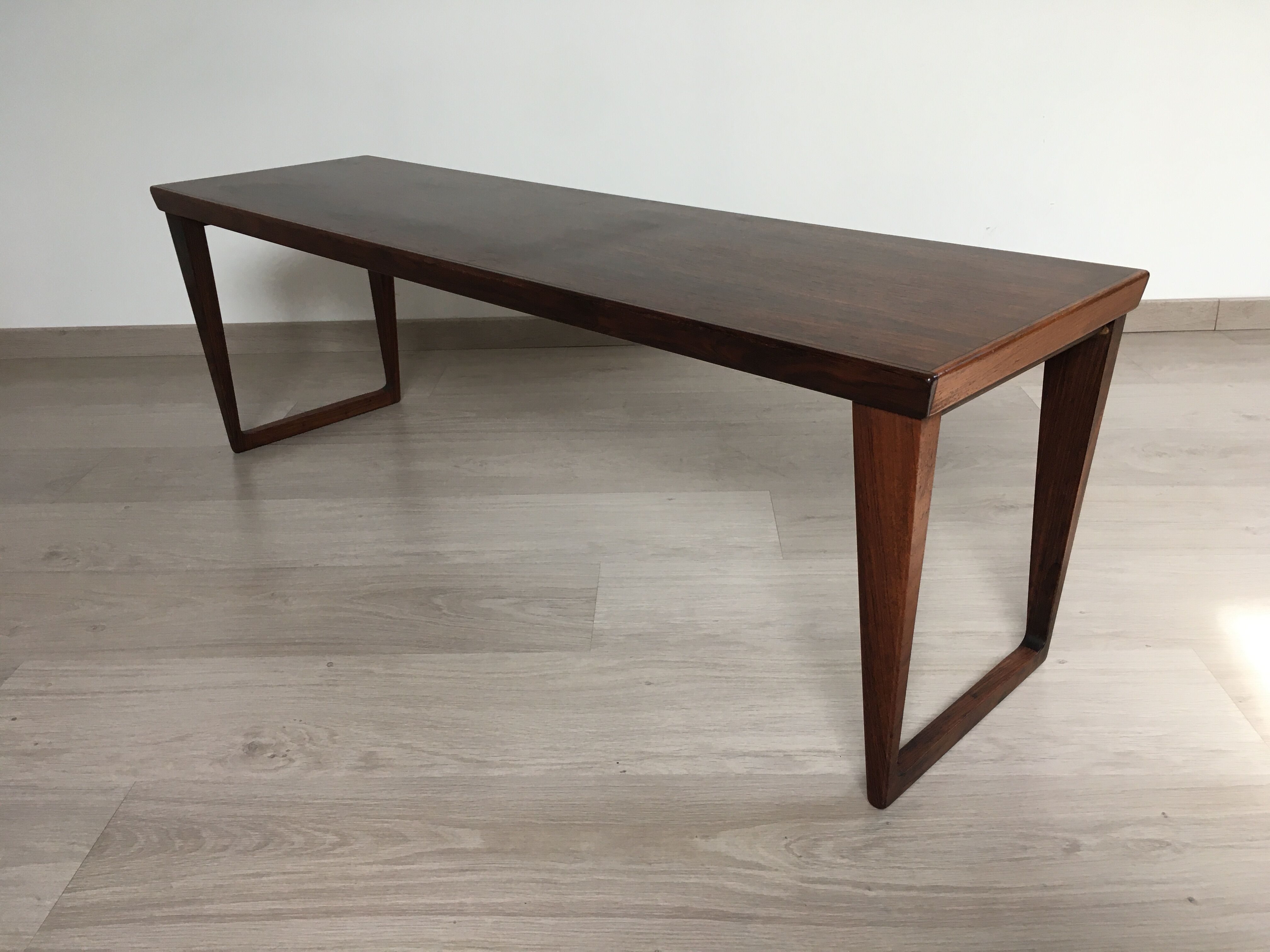 Banc scandinave de Aksel Kjersgaard en palissandre années 60