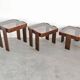 Tables gigognes mid-century par Gianfranco Frattini, Yougoslavie années 1960