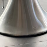 Round black top table with metal legs KARE design