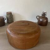 Vintage teak coupe salad bowl