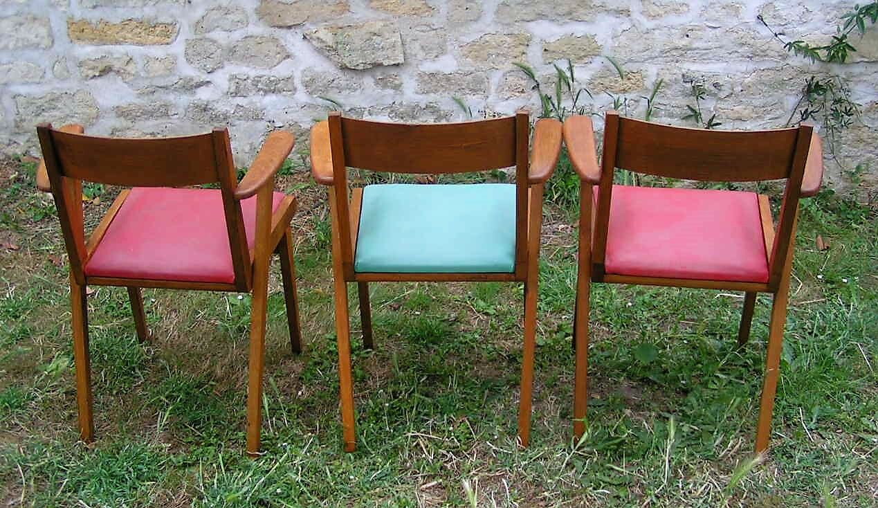 Bridge armchairs 60s