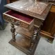 antique console shelf, in Renaissance style, made of solid wood