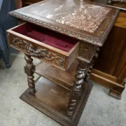 antique console shelf, in Renaissance style, made of solid wood