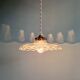 Art Deco pendant/portable lamp in clear glass, 1920s-30s