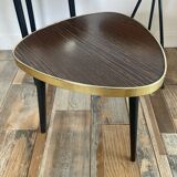 Trio of tripod-legged side tables from the 60s and 70s