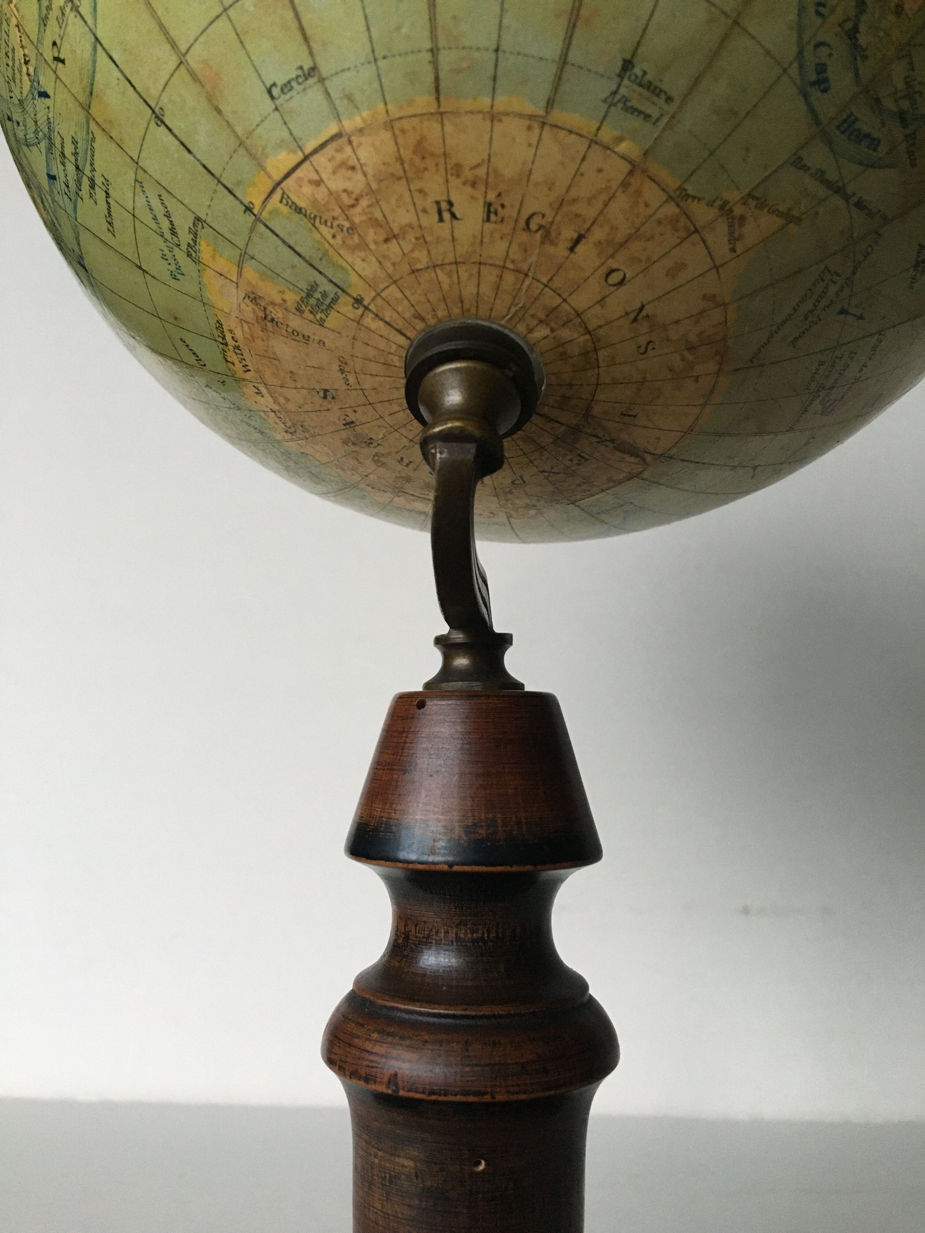 Globe Earth vintage world map