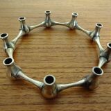 Silver-Plated Brass Candleholder by Jens Quistgaard, 1960s