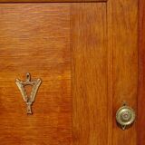 Vintage buffet in light and black oak