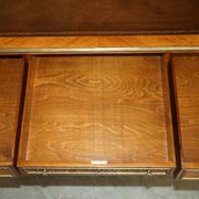 Bureau Plat Restauré Louis XVI Orné d'Ormolu Fin XIXe Siècle