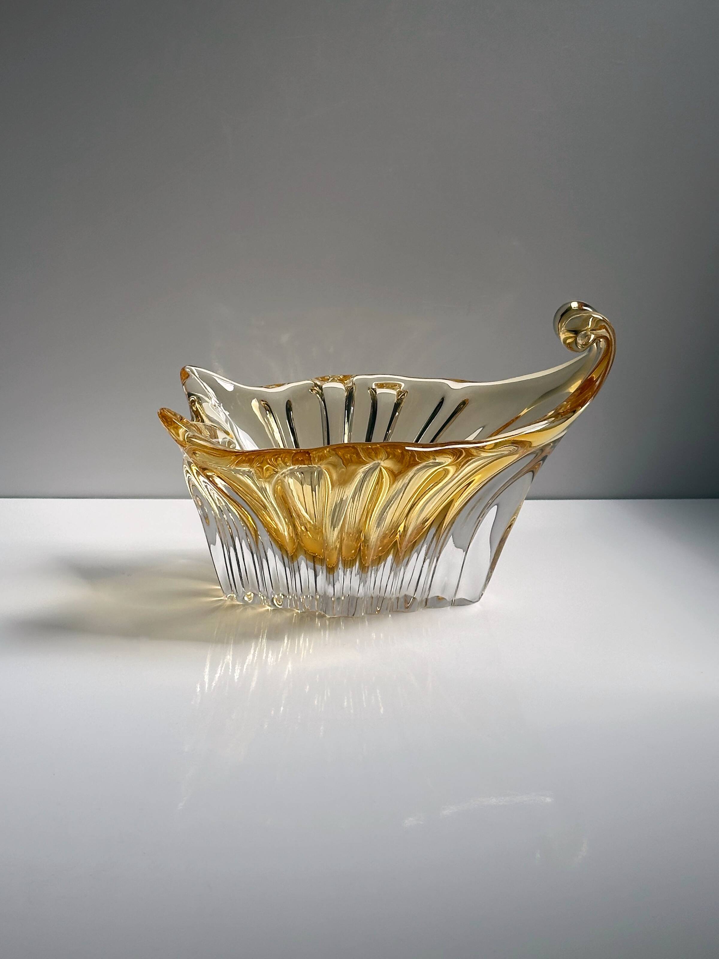 Champagne Gold Murano Vide-Poche - 1960s