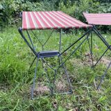 Foldable camping stools 60s