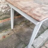 Natural patina farm table