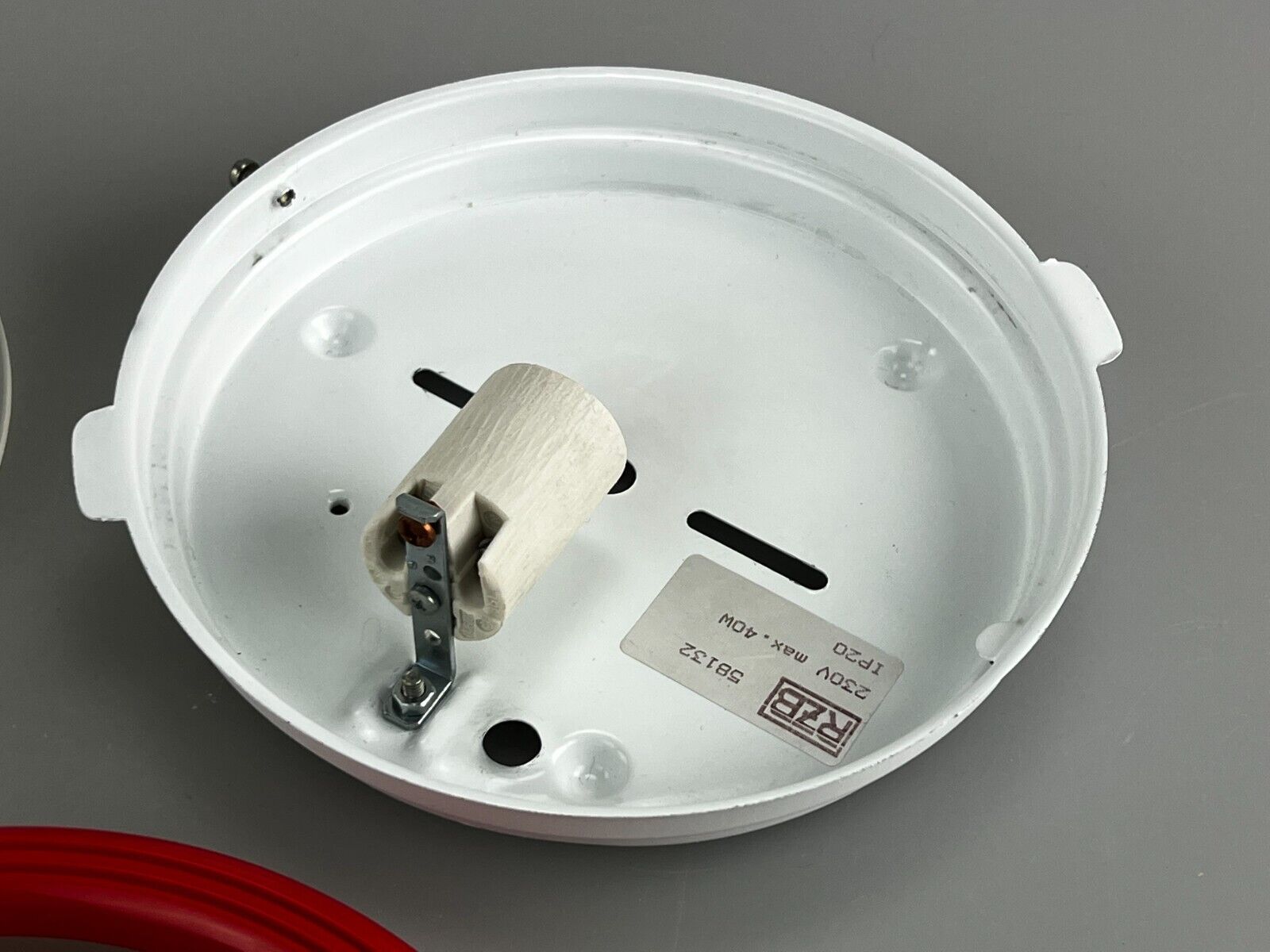 Plafoniere Flush Mount Glass Space Age Design