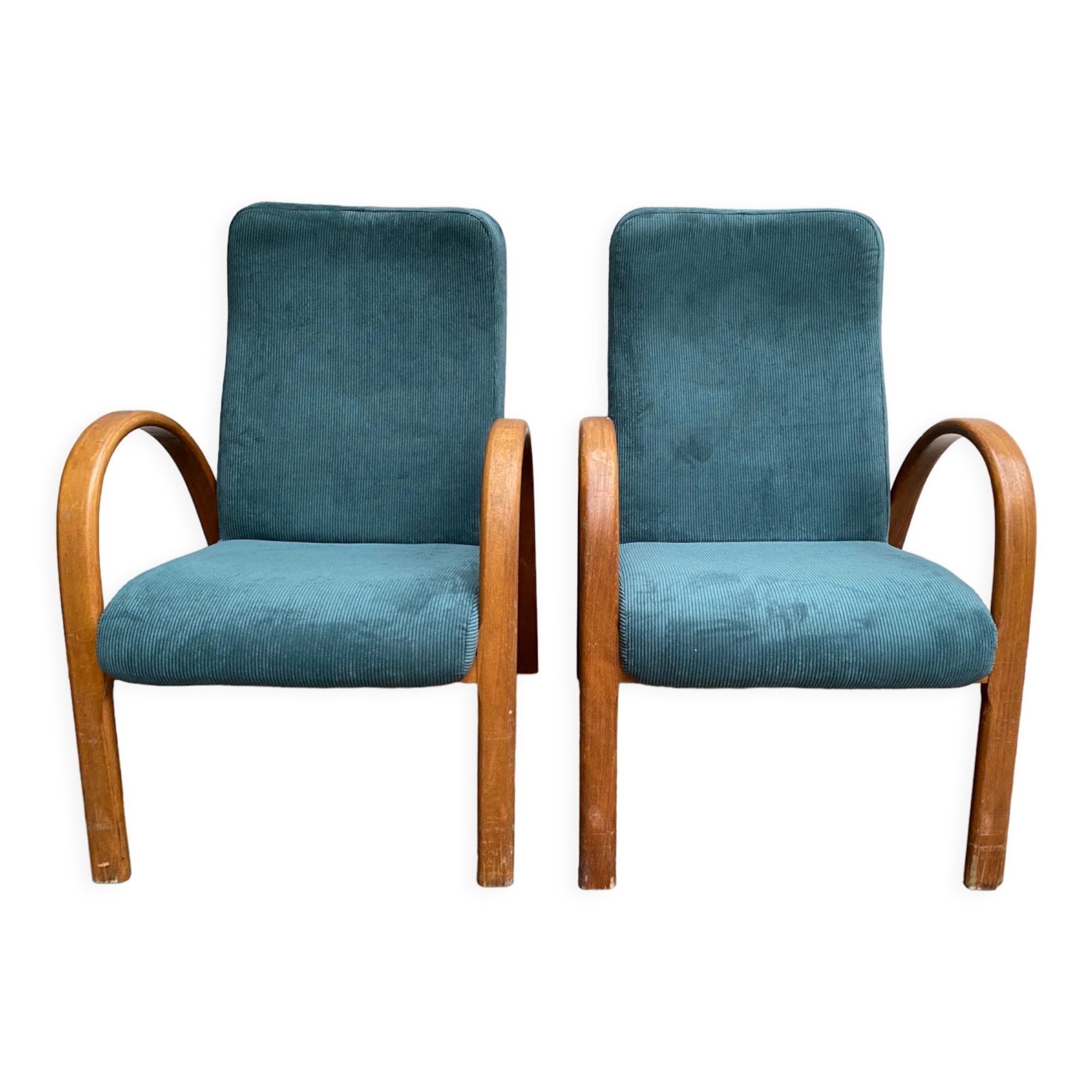 Pair of Baumann armchairs