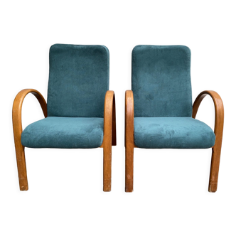 Pair of Baumann armchairs