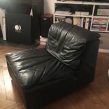 Vintage leather fireside chair