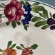Set of 8 flat plates in Sarreguemines earthenware, model "Rusticana"