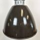 Industrial black enamel pendant lamp from Elektrosvit 1960s