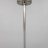 Mid-century Czech glass pendant lamp, chrome, 1960s