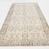 6x10 Vintage Faded Brown & Beige Classic Vintage Rug