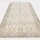 Tapis vintage classique 6x10, marron et beige délavé