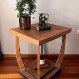 Art Deco Side Table Trolley on Wheels