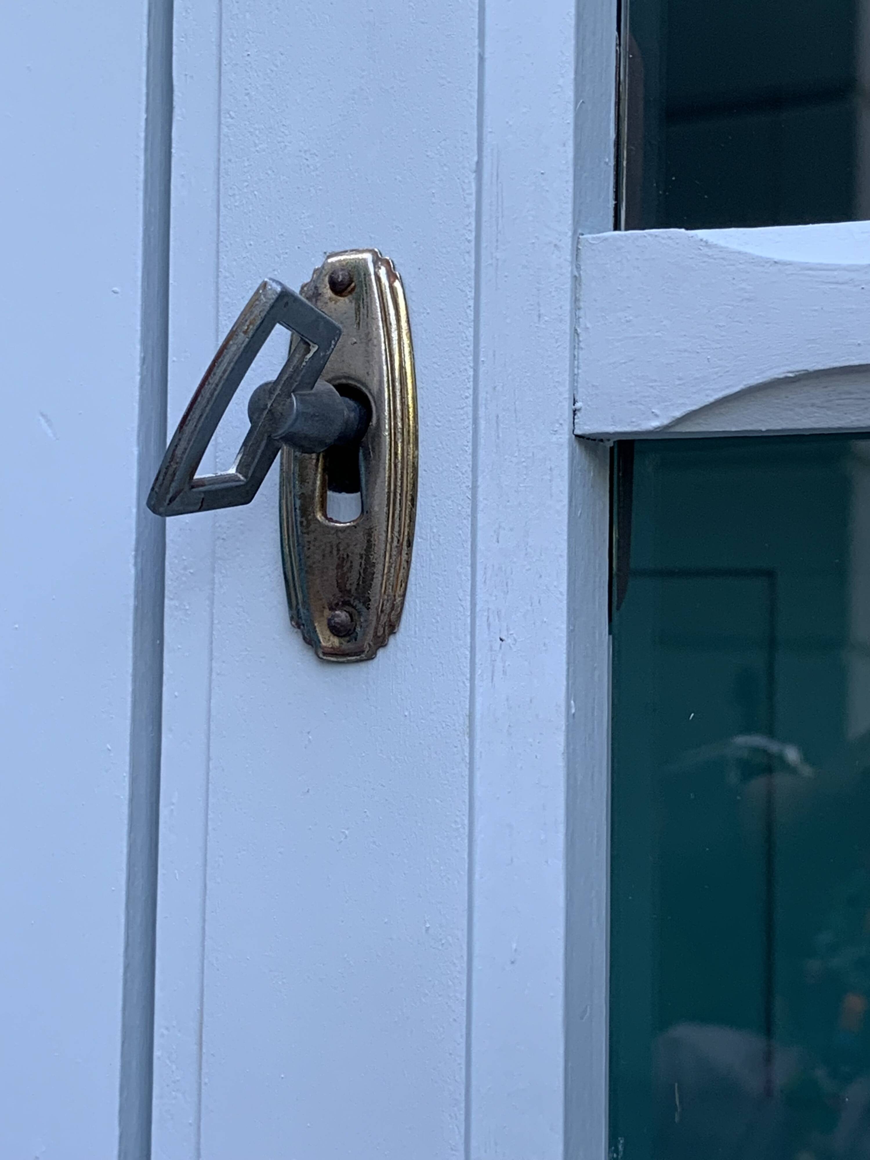 Vintage 1960s Parisian glass cabinet