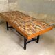 stoneware dining table, 1970